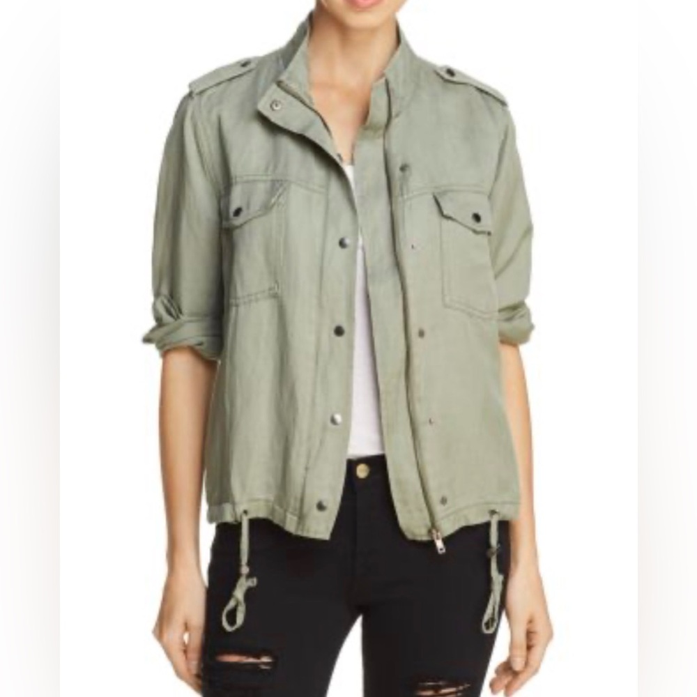 Rails Collins military jacket in mermaid